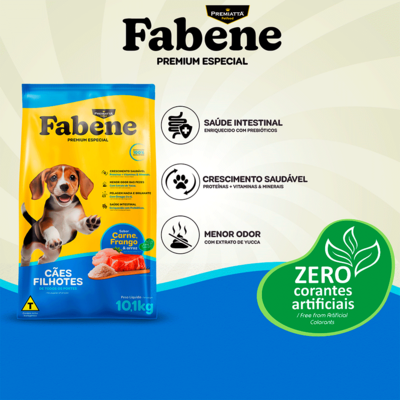 Ração Seca Fabene Premium Especial para Cães Filhotes e Raças Pequenas