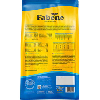 Ração Seca Fabene Premium Especial para Cães Filhotes e Raças Pequenas