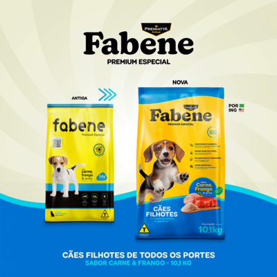 Ração Seca Fabene Premium Especial para Cães Filhotes e Raças Pequenas