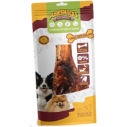 Petisco Mastigáveis Osso Defumado Meio Fêmur Bovino PureSnacks para Cães - 1 Unidade