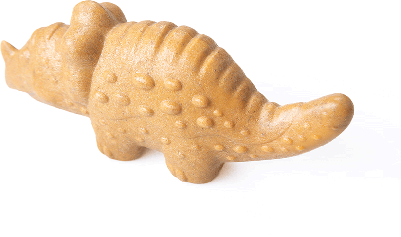 Brinquedo Mordedor Ecoa Triceratops Fibra de Bambu para Cães - Tam. Único