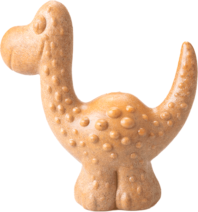 Brinquedo Mordedor Ecoa Dino Fibra de Bambu para Cães - Tam. Único