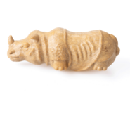 Brinquedo Mordedor Ecoa Rinoceronte Fibra de Bambu para Cães - Tam. Único