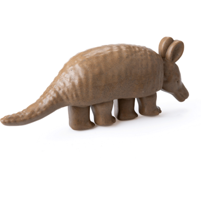 Brinquedo Mordedor Ecoa Tatu de Fibra de Coco para Cães