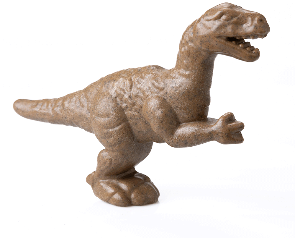 Brinquedo Mordedor Ecoa Tiranossauro Rex de Fibra de Coco para Cães - Tam. Único