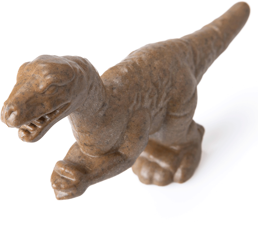 Brinquedo Mordedor Ecoa Tiranossauro Rex de Fibra de Coco para Cães - Tam. Único