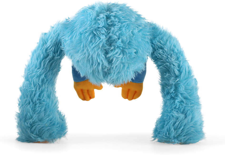 Brinquedo Pelúcia 2 em 1 Qmonster King Kong Super Braços Azul para Cães - Tam. Único