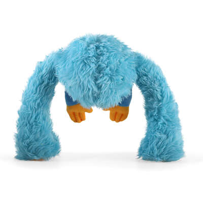 Brinquedo Pelúcia 2 em 1 Qmonster King Kong Super Braços Azul para Cães”