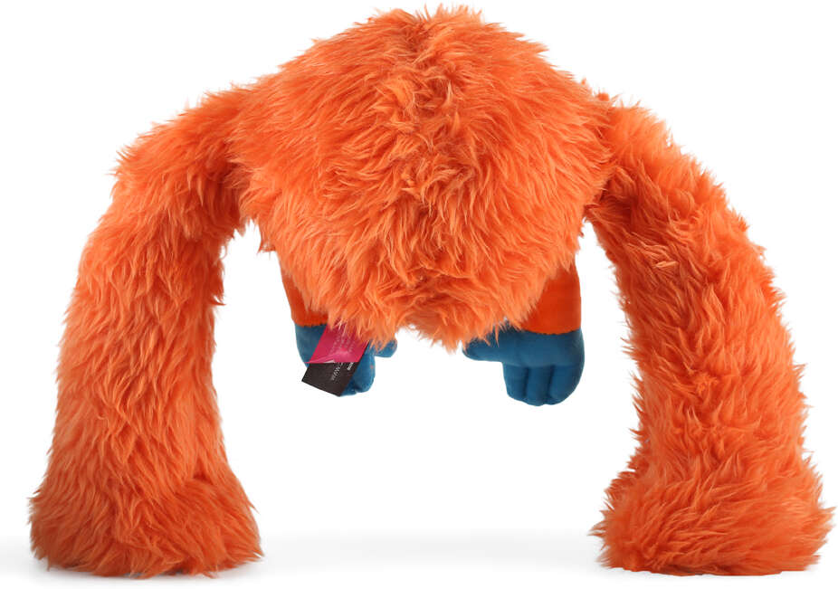 Brinquedo Pelúcia 2 em 1 Qmonster King Kong Super Braços Laranja para Cães - Tam. Único