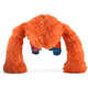 Brinquedo Pelúcia 2 em 1 Qmonster King Kong Super Braços Laranja para Cães