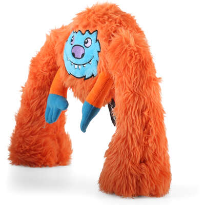Brinquedo Pelúcia 2 em 1 Qmonster King Kong Super Braços Laranja para Cães