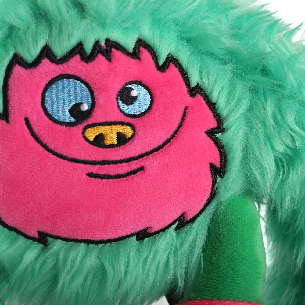 Brinquedo Pelúcia 2 em 1 Qmonster King Kong Super Braços Verde para Cães - Tam. Único