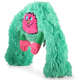 Brinquedo Pelúcia 2 em 1 Qmonster King Kong Super Braços Verde para Cães