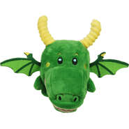 Brinquedo Pelúcia 2 em 1 Qmonster Conto de Fadas Dragão Verde para Cães - Tam. Único