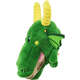 Brinquedo Pelúcia 2 em 1 Qmonster Conto de Fadas Dragão Verde para Cães