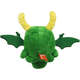 Brinquedo Pelúcia 2 em 1 Qmonster Conto de Fadas Dragão Verde para Cães