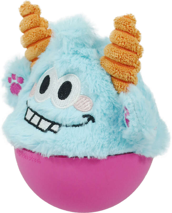 Brinquedo Pelúcia Qmonster Little Monster João Bobo Azul para Cães - Tam. Único