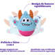 Brinquedo Pelúcia Qmonster Little Monster João Bobo Azul para Cães