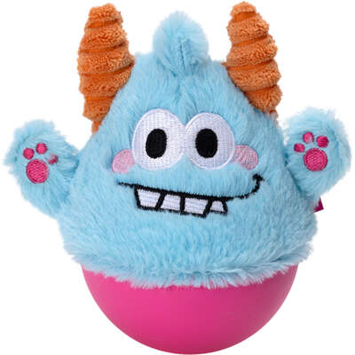 Brinquedo Pelúcia Qmonster Little Monster João Bobo Azul para Cães