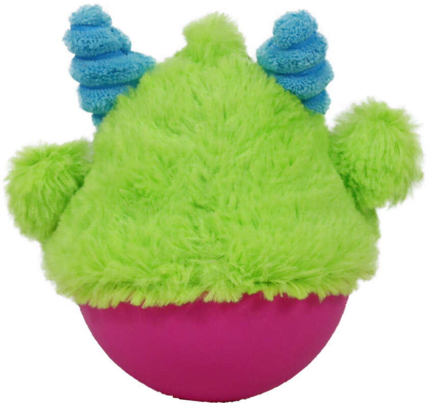 Brinquedo Pelúcia Qmonster Little Monster João Bobo Verde para Cães - Tam. Único