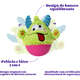 Brinquedo Pelúcia Qmonster Little Monster João Bobo Verde para Cães