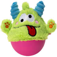 Brinquedo Pelúcia Qmonster Little Monster João Bobo Verde para Cães - Tam. Único