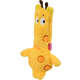Brinquedo Pelúcia Qmonster Festa Peluda Girafa Amarela para Cães