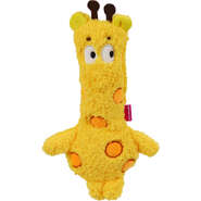 Brinquedo Pelúcia Qmonster Festa Peluda Girafa Amarela para Cães - Tam. Único