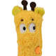 Brinquedo Pelúcia Qmonster Festa Peluda Girafa Amarela para Cães