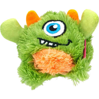 Brinquedo Pelúcia 2 em 1 Qmonster Baby Monster Gen 1 Verde para Cães