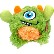 Brinquedo Pelúcia 2 em 1 Qmonster Baby Monster Gen 1 Verde para Cães - Tam. G