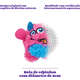 Brinquedo Pelúcia 2 em 1 Qmonster Baby Monster Gen 1 Rosa para Cães