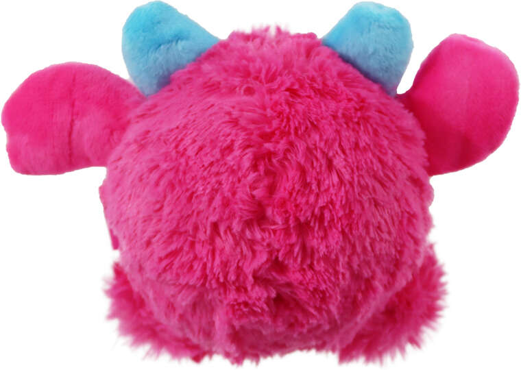 Brinquedo Pelúcia 2 em 1 Qmonster Baby Monster Gen 1 Rosa para Cães - Tam. P
