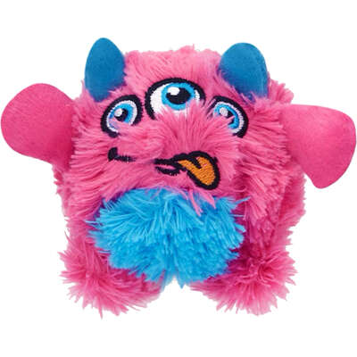 Brinquedo Pelúcia 2 em 1 Qmonster Baby Monster Gen 1 Rosa para Cães