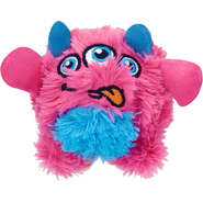 Brinquedo Pelúcia 2 em 1 Qmonster Baby Monster Gen 1 Rosa para Cães - Tam. P