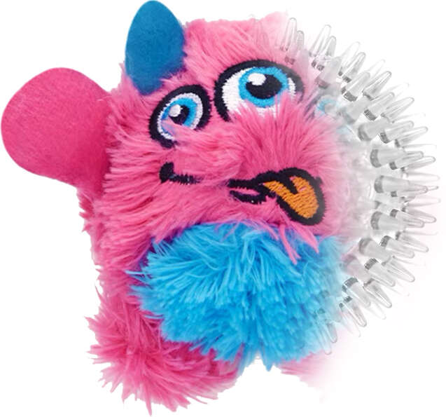Brinquedo Pelúcia 2 em 1 Qmonster Baby Monster Gen 1 Rosa para Cães - Tam. P