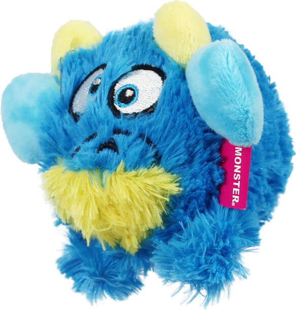 Brinquedo Pelúcia 2 em 1 Qmonster Baby Monster Gen 1 Azul para Cães - Tam. G