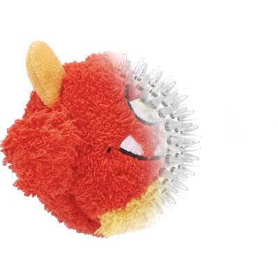 Brinquedo Pelúcia 2 em 1 Qmonster Baby Ciclope Vermelho para Cães