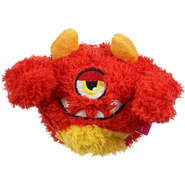 Brinquedo Pelúcia 2 em 1 Qmonster Baby Ciclope Vermelho para Cães - Tam. G