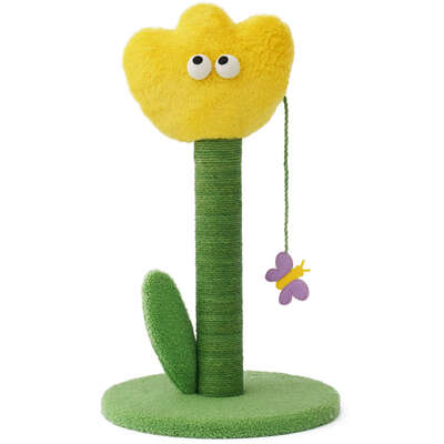 Brinquedo Arranhador Zeze Tulipa Amarelo