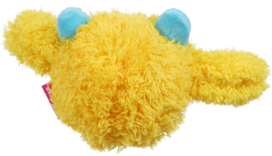 Brinquedo Pelúcia 2 em 1 Qmonster Baby Ciclope Amarelo para Cães - Tam. P