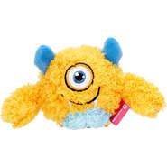 Brinquedo Pelúcia 2 em 1 Qmonster Baby Ciclope Amarelo para Cães - Tam. P