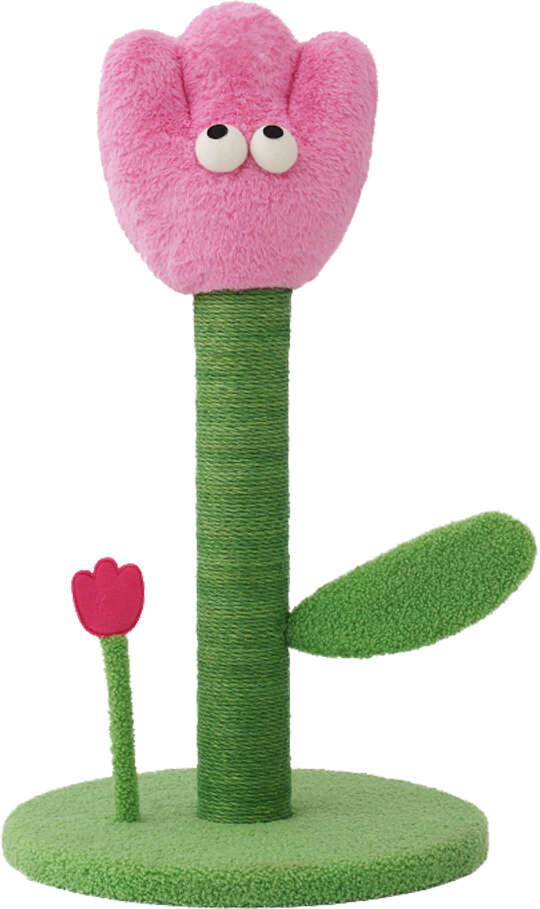 Brinquedo Arranhador Zeze Tulipa Rosa - Tam. Único