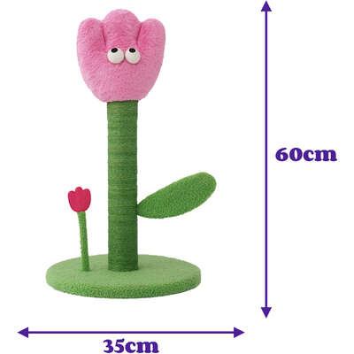 Brinquedo Arranhador Zeze Tulipa Rosa
