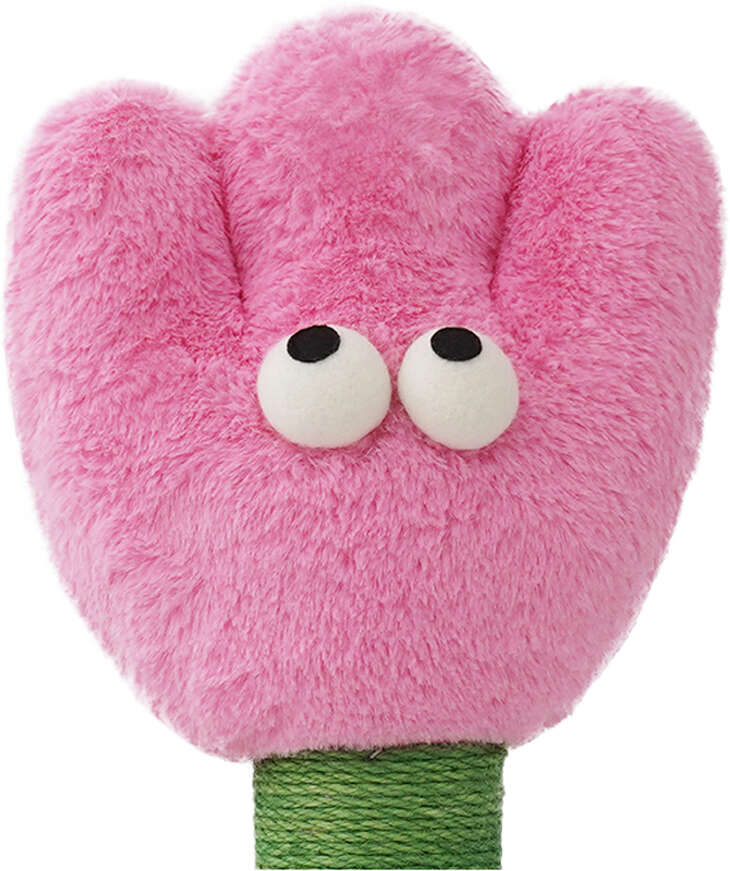 Brinquedo Arranhador Zeze Tulipa Rosa - Tam. Único