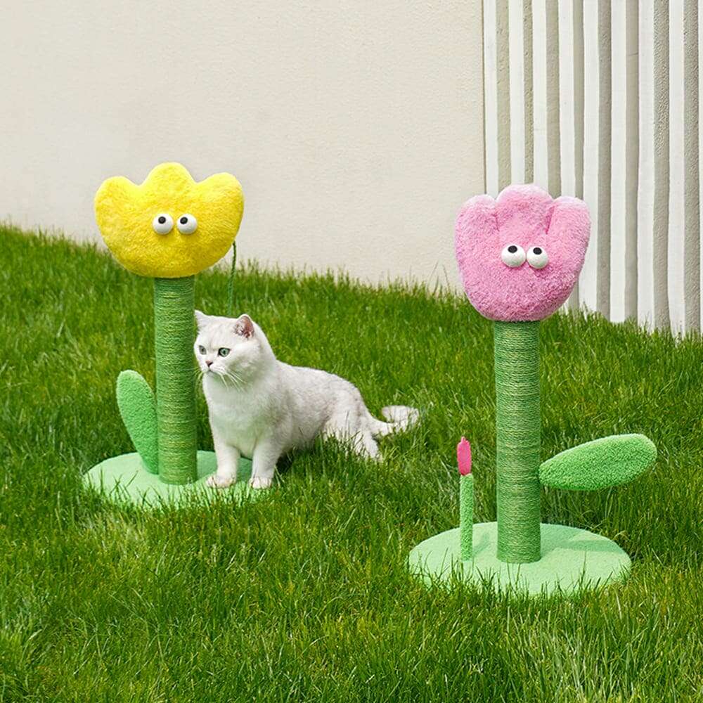 Brinquedo Arranhador Zeze Tulipa Rosa - Tam. Único