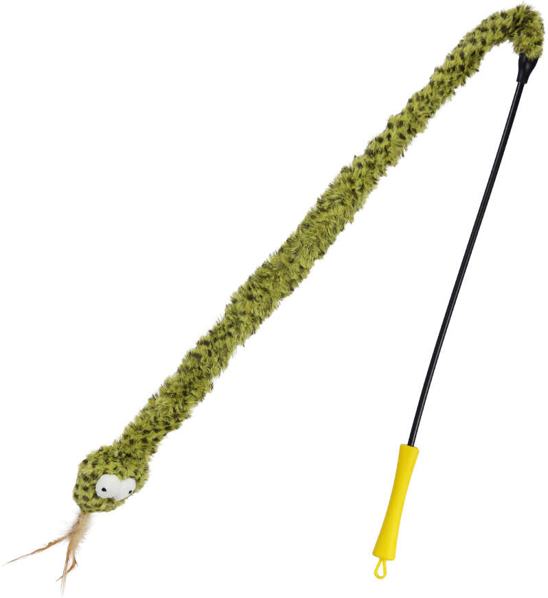 Brinquedo Pelúcia Zeze Varinha de Silicone Cobra com Catnip para Gatos - Tam. Único