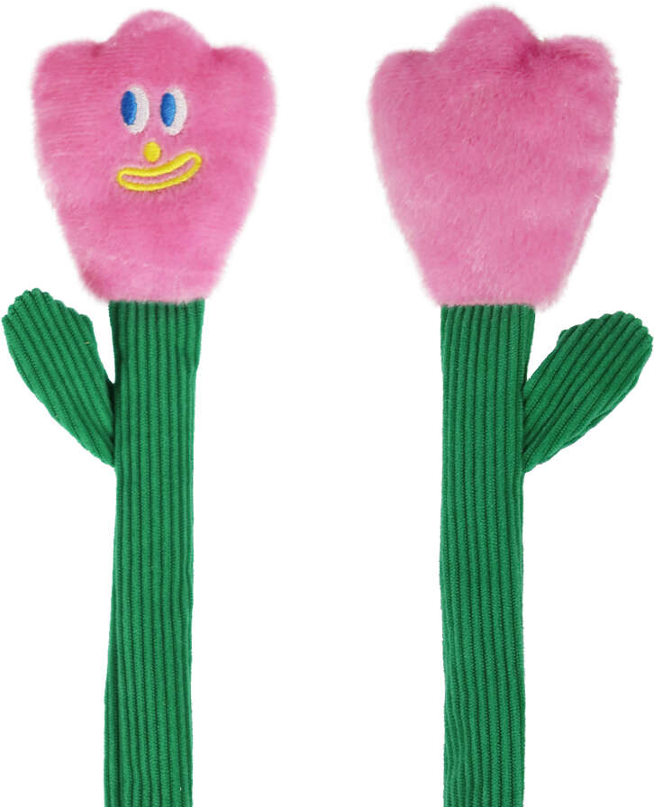 Brinquedo Pelúcia Zeze Varinha de Silicone Flor para Gatos - Tam. Único