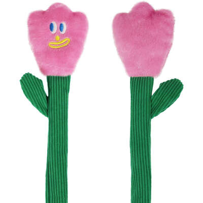 Brinquedo Pelúcia Zeze Varinha de Silicone Flor para Gatos