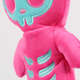 Brinquedo Pelúcia Qmonster Puxa Corda Coelho Shock Rosa e Azul para Cães